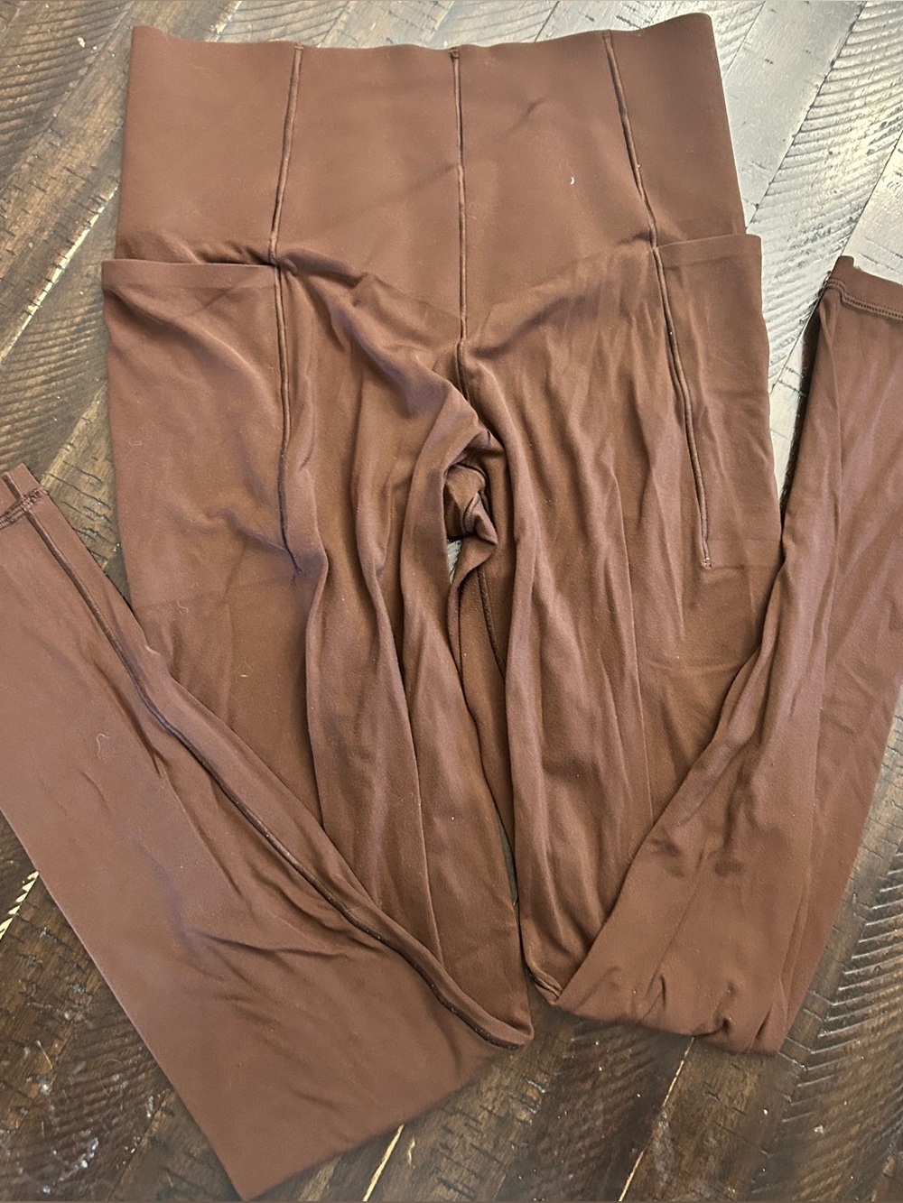 Aerie Offline Leggings in Chocolate Brown